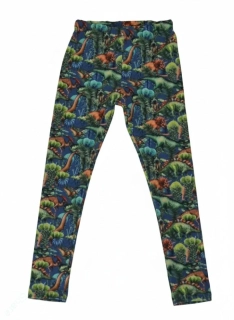 Dětské teplejší legíny Shara -dino