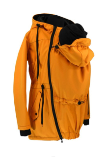 Softshellová nosící parka pro přední nošení - medová